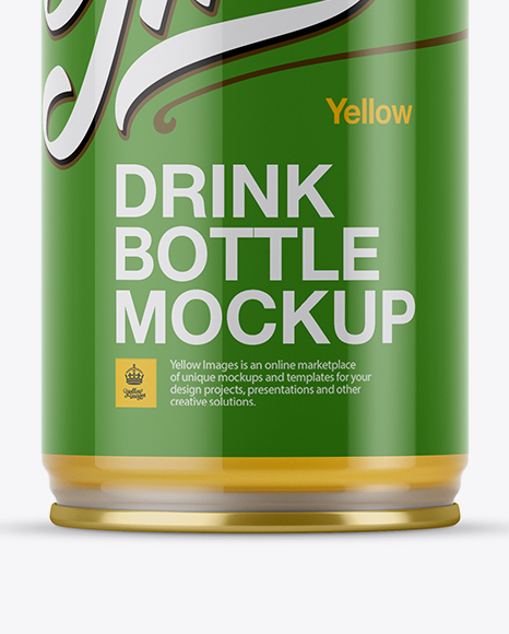 Apple Drink Bottle Mockup PSD #1