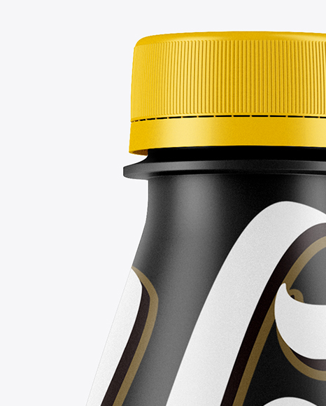 Matte Plastic Bottle Mockup PSD #2