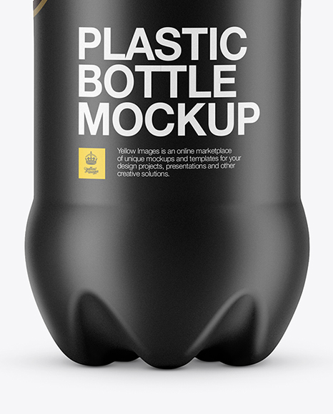 Matte Plastic Bottle Mockup PSD #1