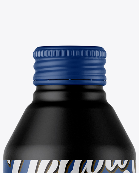 Matte Drink Bottle Mockup PSD #2