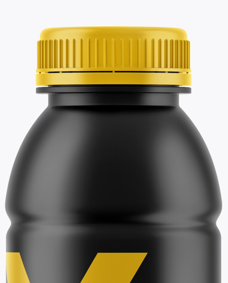 Matte Plastic Bottle Mockup PSD #2