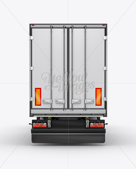 Download Refrigerator Truck Hq Mockup Half Side View In Vehicle Mockups On Yellow Images Object Mockups Yellowimages Mockups