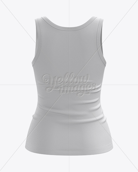 Download Tank Top Mockup Back View In Apparel Mockups On Yellow Images Object Mockups