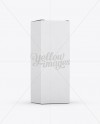 Nasal Spray Box Mockup - 25° Angle Front View (Eye-Level Shot) on