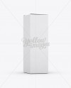 Nasal Spray Box Mockup - 70° Angle Front View (Eye-Level Shot) - Free