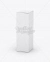 Nasal Spray Box Mockup - 70° Angle Front View (High-Angle Shot) - Free