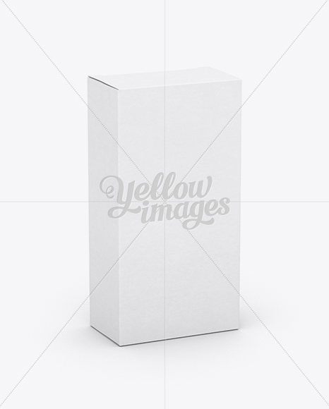 Download Paper Box Mockup - 25° Angle Front View (High-Angle Shot ...