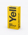 Download Paper Box Mockup - 25° Angle Front View (High-Angle Shot) in Box Mockups on Yellow Images Object ...