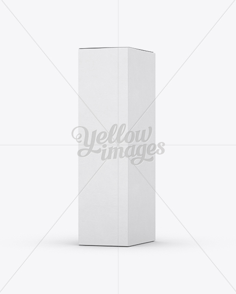 Download White Paper Box Mockup 70 Angle Front View Eye Level Shot In Box Mockups On Yellow Images Object Mockups