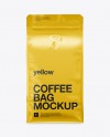 Download Coffee Bag Mockup / Front View in Bag & Sack Mockups on ...