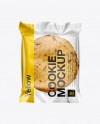 Individually Wrapped Cookie Mockup - Free Download Images High Quality