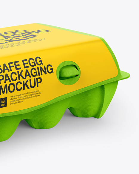 Download 10 Eggs Carton Mockup Half Side View In Packaging Mockups On Yellow Images Object Mockups Yellowimages Mockups