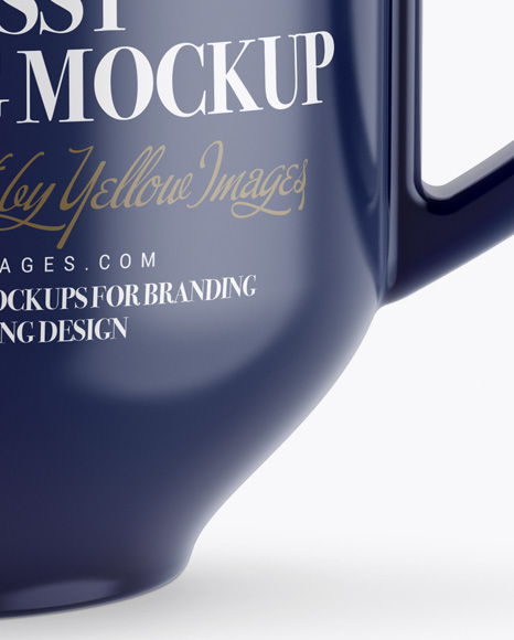 Glossy Mug Mockup PSD #4