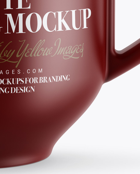 Matte Mug Mockup PSD #1