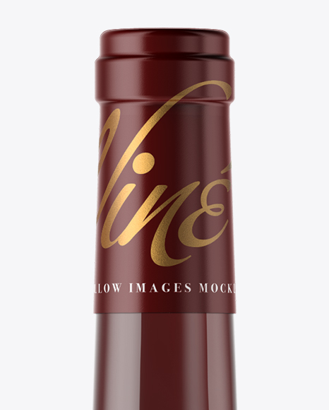 Download Clear Glass Red Wine Bottle With Cork Mockup In Bottle Mockups On Yellow Images Object Mockups PSD Mockup Templates