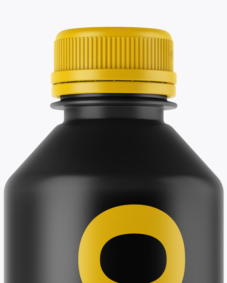 Matte Plastic Bottle Mockup PSD #2