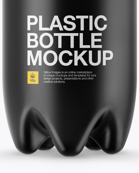 Matte Plastic Bottle Mockup PSD #1