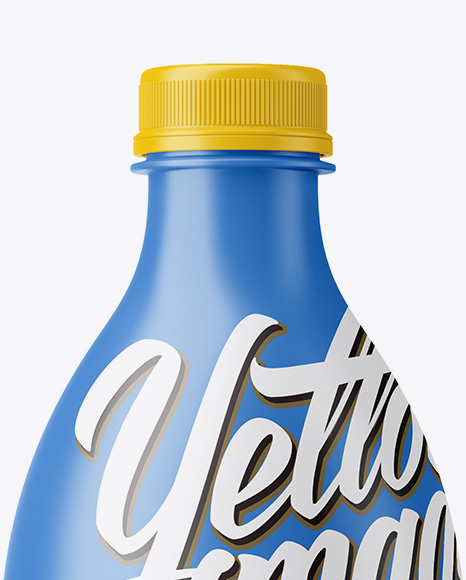 Matte Plastic Bottle Mockup PSD #2