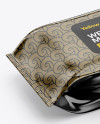 Wet Wipes Pack Mockup - Half Side View (High-Angle Shot)