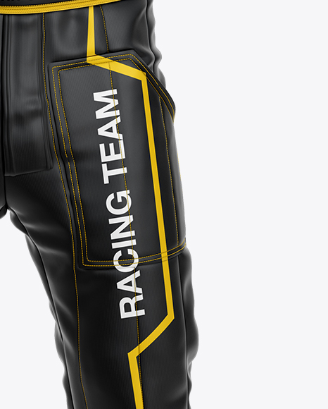 Download F1 Racing Kit Mockup - Front View in Apparel Mockups on Yellow Images Object Mockups