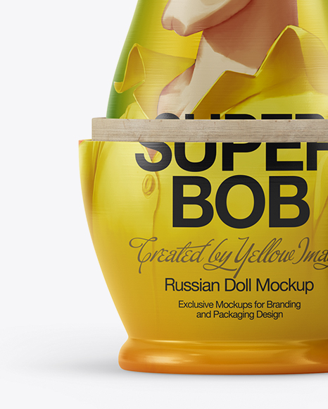 Russian Wooden Dolls Mockup - Free Download Images High Quality PNG, JPG