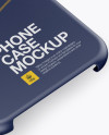 Phone Case Mockup - Half Side View (High-Angle Shot)