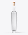 Clear Glass Grappa Bottle Mockup - Free Download Images High Quality