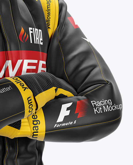 Download F1 Racing Kit Mockup Half Side View In Apparel Mockups On Yellow Images Object Mockups Yellowimages Mockups