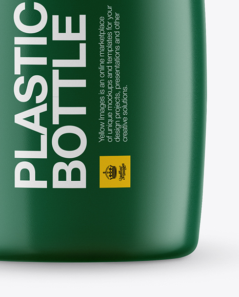 Plastic Sport Bottle Mockup PSD #1