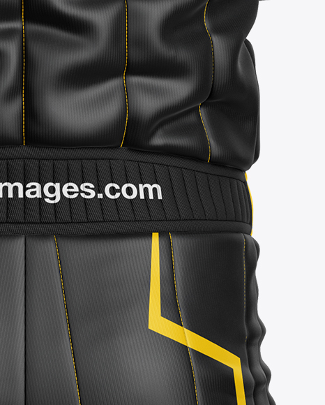 Download F1 Racing Kit Mockup Back View In Apparel Mockups On Yellow Images Object Mockups