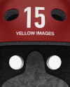 Download Skateboard Helmet Mockup Front View In Apparel Mockups On Yellow Images Object Mockups