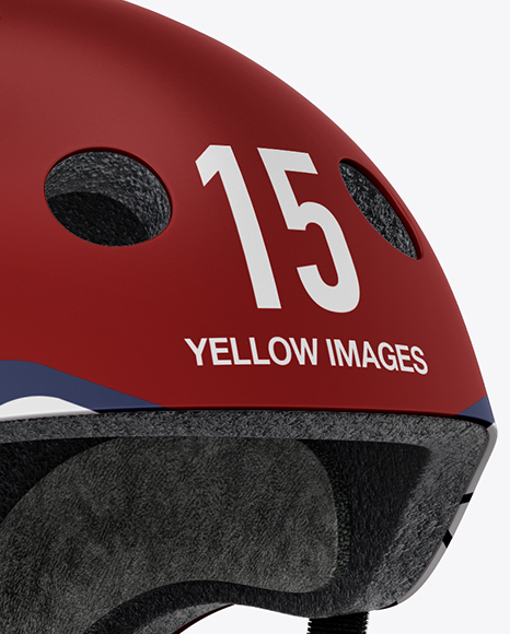 Download Skateboard Helmet Mockup - Right Hald Side View in Apparel ...