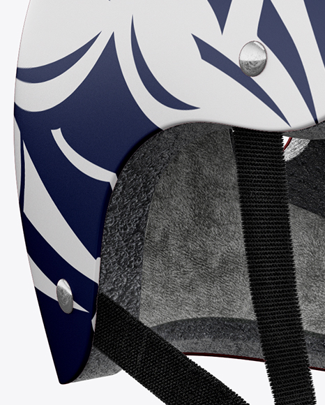 Skateboard Helmet Mockup - Right Hald Side View in Apparel ...