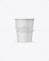 Download Paper Cup Mockup - Front View in Cup & Bowl Mockups on Yellow Images Object Mockups
