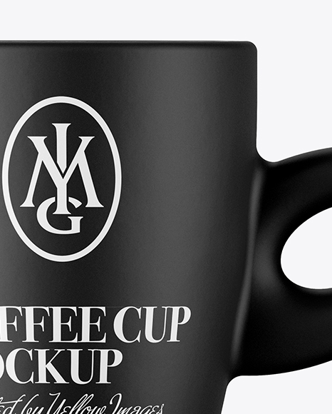 Matte Cup Mockup   Front View PSD #2