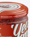 Download Glass Jar with Raspberry Jam Mockup - Front View (High ... Yellowimages Mockups