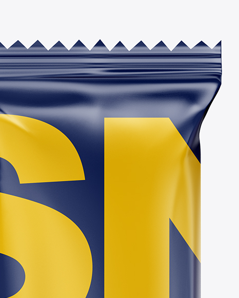 Matte Snack Bar Mockup PSD #2