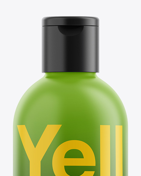 Matte Plastic Bottle Mockup PSD #2