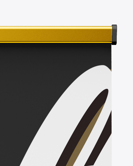 Roll up Banner Mockup   Front View PSD #2