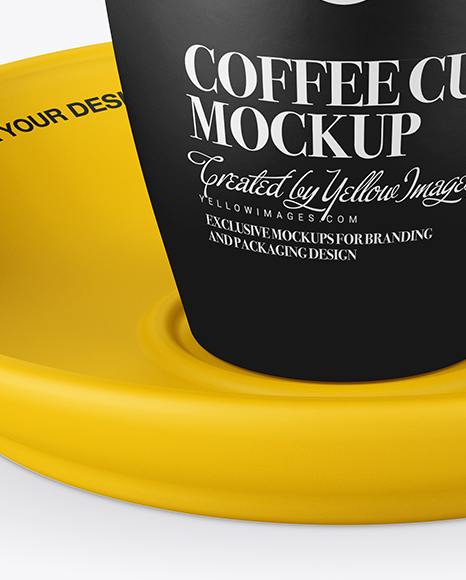 Download Matte Cup And Saucer Mockup High Angle Shot In Object Mockups On Yellow Images Object Mockups Yellowimages Mockups