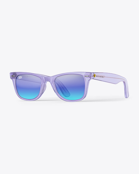 Download Transparent Sunglasses Mockup Half Side View In Apparel Mockups On Yellow Images Object Mockups