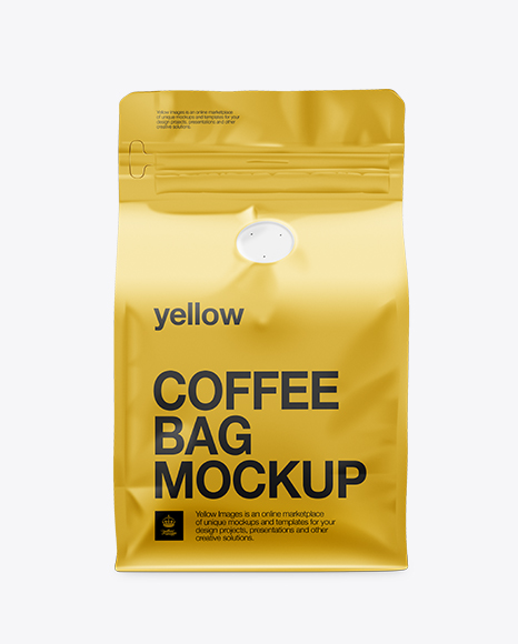 Download Flat Bottom Bag Mockup Front View In Bag Sack Mockups On Yellow Images Object Mockups