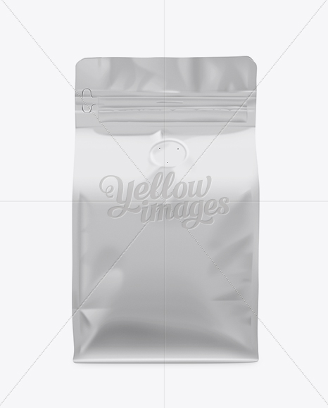 Download Flat Bottom Bag Mockup Front View In Bag Sack Mockups On Yellow Images Object Mockups