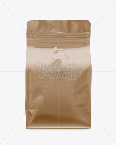 Download Coffee Bag Mockup Front View In Bag Sack Mockups On Yellow Images Object Mockups Yellowimages Mockups