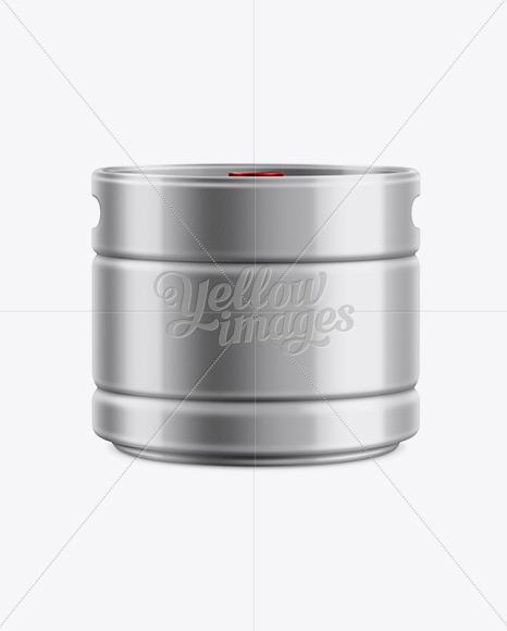 Download 20l Beer Keg Mockup In Barrel Mockups On Yellow Images Object Mockups PSD Mockup Templates