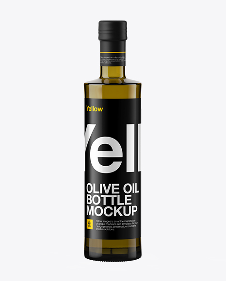 75cl Antique Green Kendo Bottle Mockup