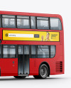 London Bus Enviro 400 Mockup - Left Half Side View