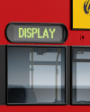 London Bus Enviro 400 Mockup - Left Half Side View