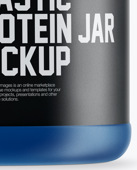 Download Matte Plastic Protein Jar With Glossy Cap Mockup In Jar Mockups On Yellow Images Object Mockups PSD Mockup Templates