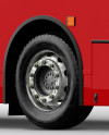 London Bus Enviro 400 Mockup - Right Half Side View
